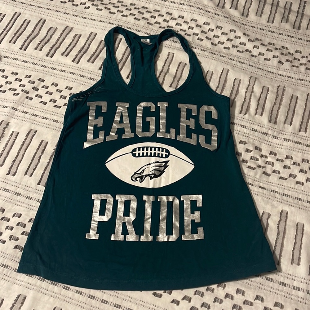 PINK Victoria's Secret Teal Eagles Pride Racerback Tank